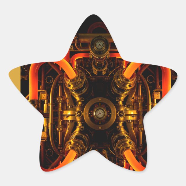 Estrela Adesivo Transparente Personalizado – Texto ou  (Frente)