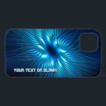 Estrela azul gravada<br><div class="desc">Uma imagem fractal monocromática semelhante a uma intrincada gravação de uma estrela multiarmada,  ou multiasa,  em metal azul ou plástico. Adicione seu próprio texto.</div>