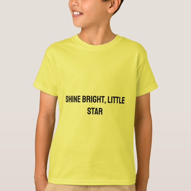 Estrela Brilhante Brilhante - Camisa T Uplifante (Frente)