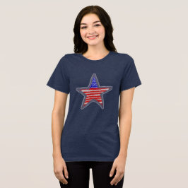 estrela brilhante da bandeira americana