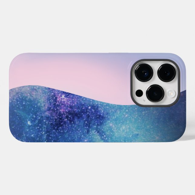 Estrela brilhante de galáxia moderna gradiente ros (Verso (horizontal))