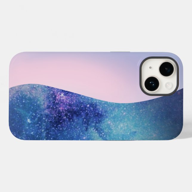 Estrela brilhante de galáxia moderna gradiente ros (Verso (horizontal))