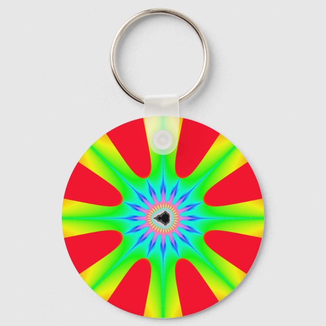 Estrela - Chaveiro Fractal (Frente)