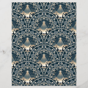 Estrela da Maravilha Mandala Natividade Arte Deco