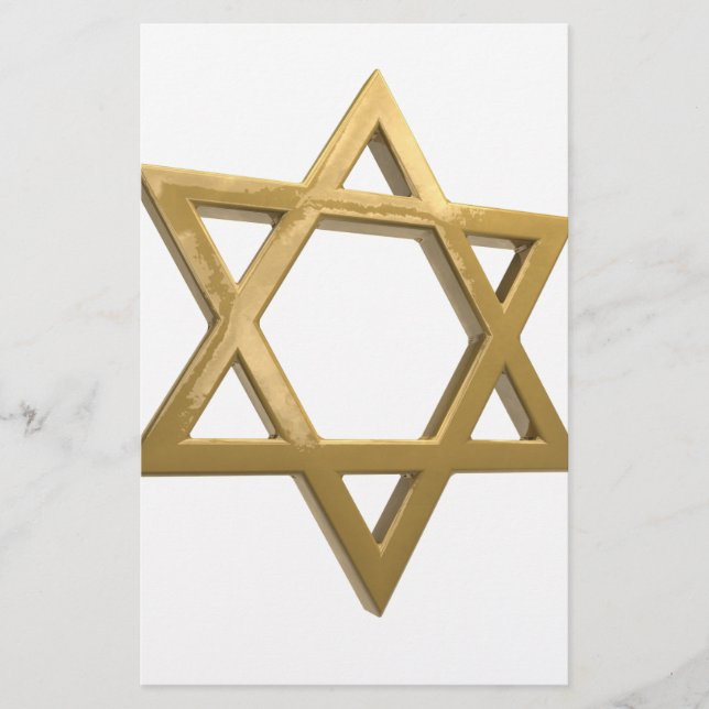 estrela david do chanukkah dourado (Frente)