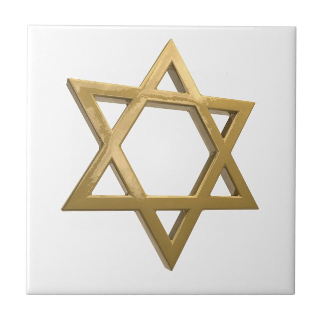 estrela david do chanukkah dourado (Frente)
