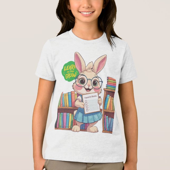 🐰📚 Estrela de Bibliotecário em Treinamento – Edi (Frente)