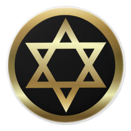 Estrela de David Cerâmica Knob