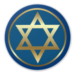 Estrela de David Cerâmica Knob