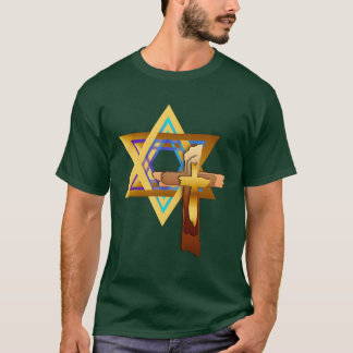 Estrela de David e camisas transversais triplas