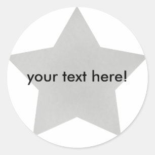 Estrela de prata - etiquetas