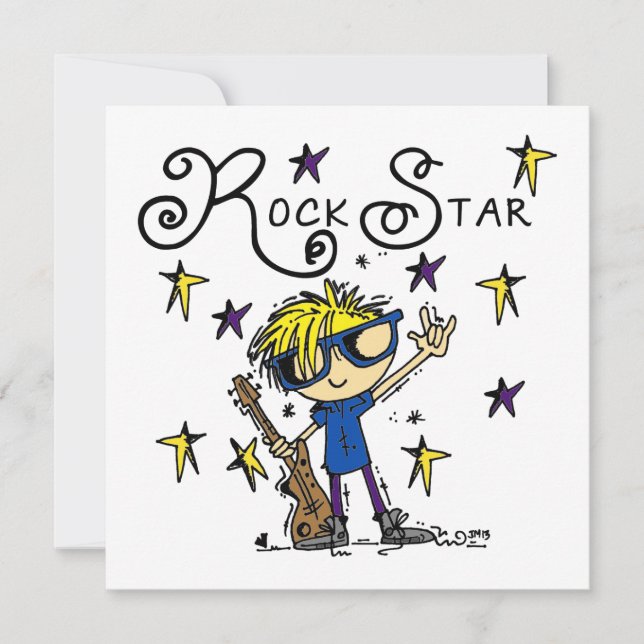 Estrela de Rock Loura (Frente)