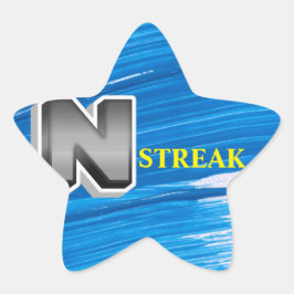 Estrela Designs personalizados e exclusivos do adesivo