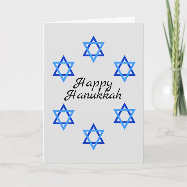 Estrela do Cartão de Férias David Hanukkah (Frente)