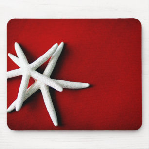 Estrela do mar branca Mousepad
