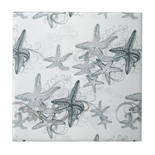 Estrela do mar no teste padrão do mar