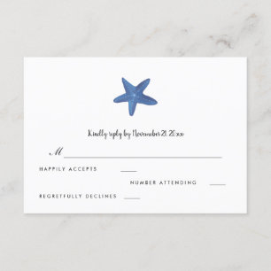 Estrela do mar   Ocean Wedding RSVP