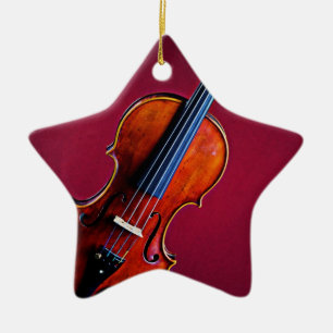 Estrela do violino ou do ornamento da viola