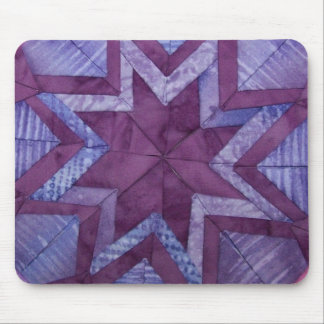 estrela dobrada roxo Mousepad