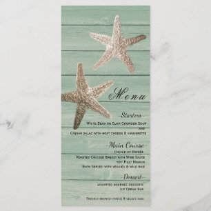 Estrela Dourada & Madeira Carta de Menu de Praia E