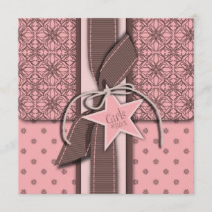 Estrela é a Praça de Convite para Chás de fraldas 