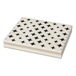 estrela geométrica carimbo de arte