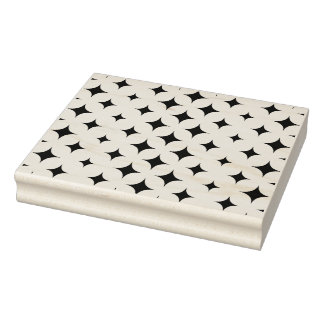 estrela geométrica carimbo de arte