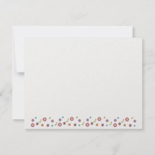 Estrela Judaica Flor de David Bat Mitzvah RSVP