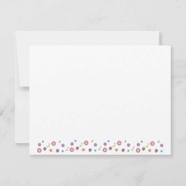 Estrela Judaica Flor de David Bat Mitzvah RSVP (Frente)