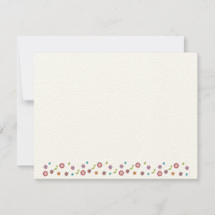 Estrela Judaica Flor de David Bat Mitzvah RSVP
