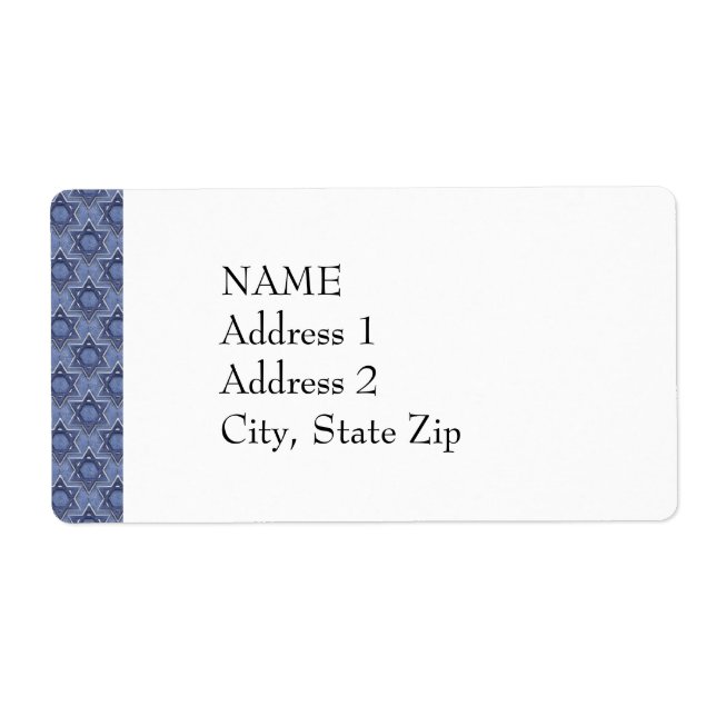 Estrela KRW da etiqueta de remessa personalizada d (Frente)