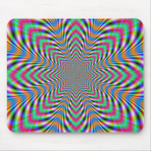 Estrela Mousepad psicadélico