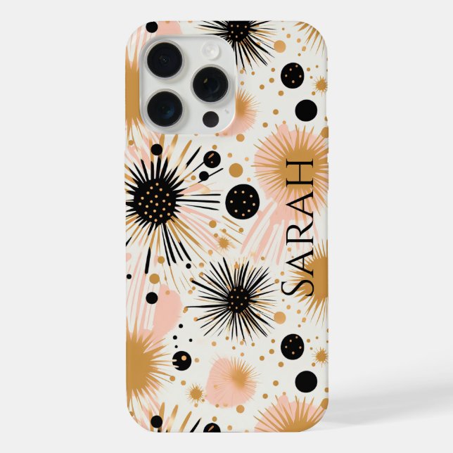 Estrela Rosa Boho Moderna  (Verso)