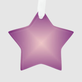 Estrela Rosa bonito > Ornamento do Xmas