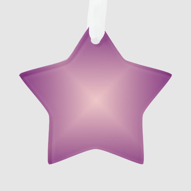 Estrela Rosa bonito > Ornamento do Xmas (Verso)