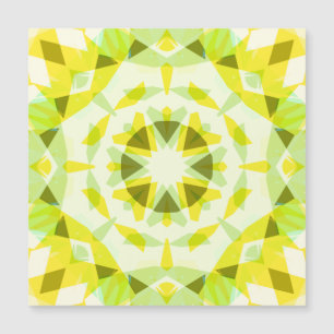 Estrela Verde Amarelo Brilhante Ímã de Decoração D
