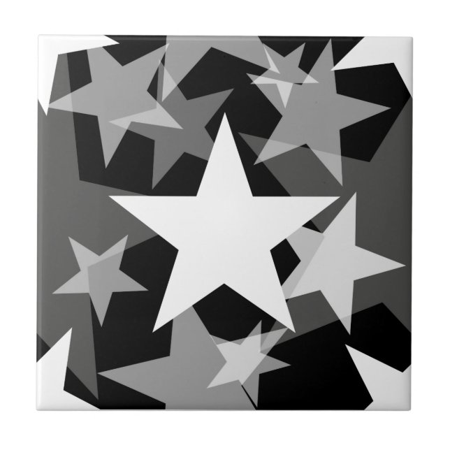 Estrelas 3 preto e branco (Frente)