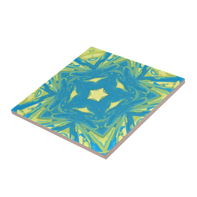 Estrelas Azuis e Amarelas (Lateral)