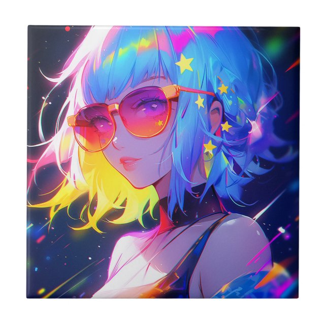 Estrelas de Meninas de Anime (Frente)