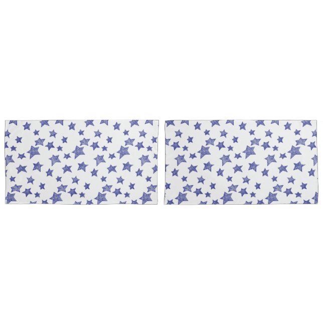 Estrelas de Natal desenhadas à mão (Frente - conjunto)