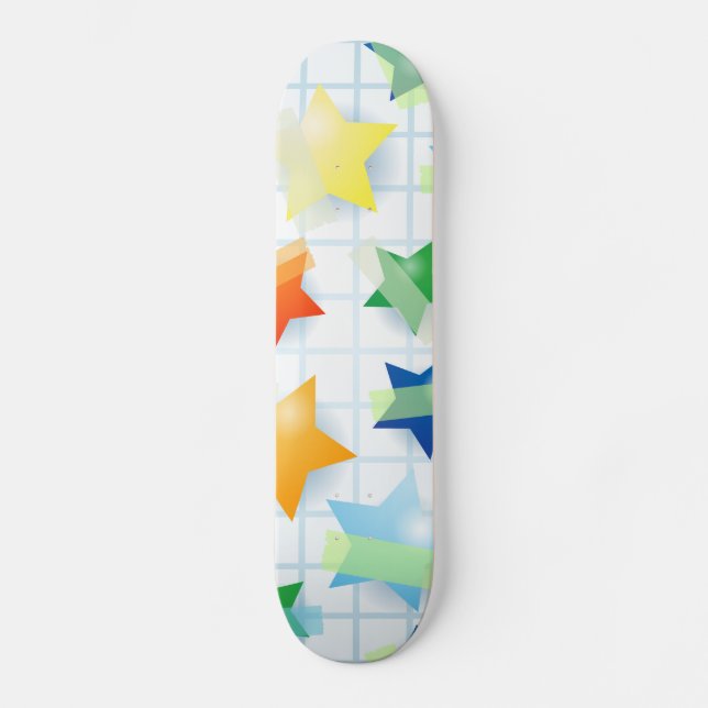 Estrelas de papel, skate (Frente)