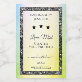 Estrelas de relva reluzente Rótulos de Produto Ama