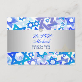 Estrelas do modelo Rsvp PixDezines/bar mitzvah/azu