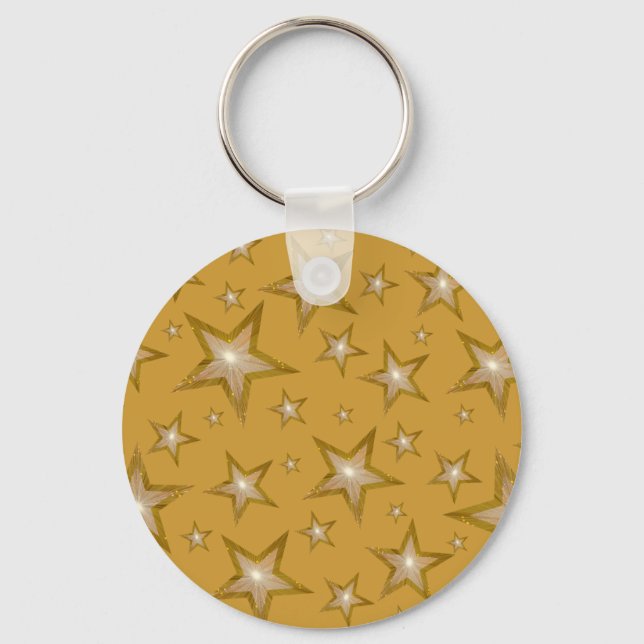 Estrelas Douradas chaveiro douradas (Frente)