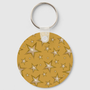 Estrelas Douradas chaveiro ouro