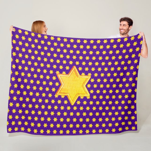 Estrelas Douradas em um cobertor de velo de campo  (In Situ)