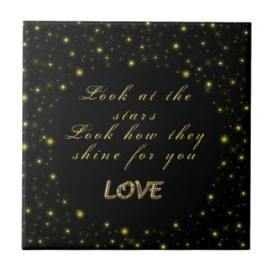 Estrelas Douradas personalizadas e brilhantes a pr