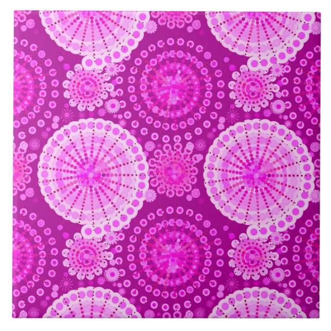 Estrelas e pineiras, ametista roxo (Frente)