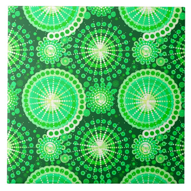 Estrelas e pinhões, verde-pinheiro escuro (Frente)