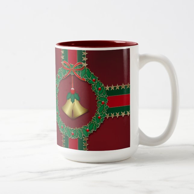 Estrelas e Strips - Caneca de Natal (Direita)